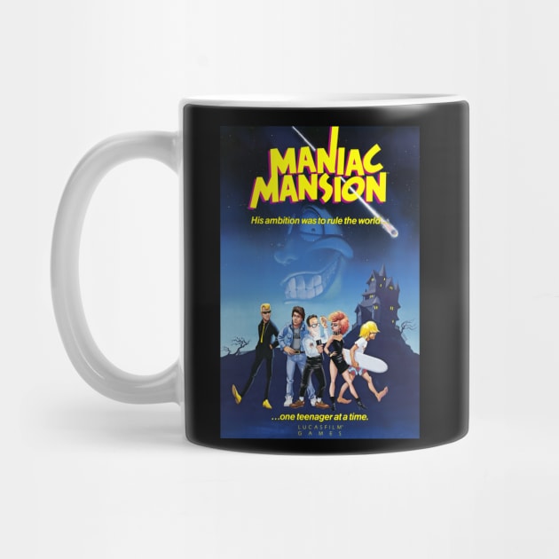 Maniac Mansion by Retro8Bit Fashion Store